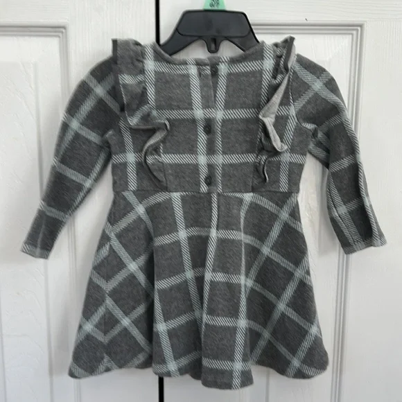 Janie And Jack Plaid Jacquard Dress - Picture 3 of 6